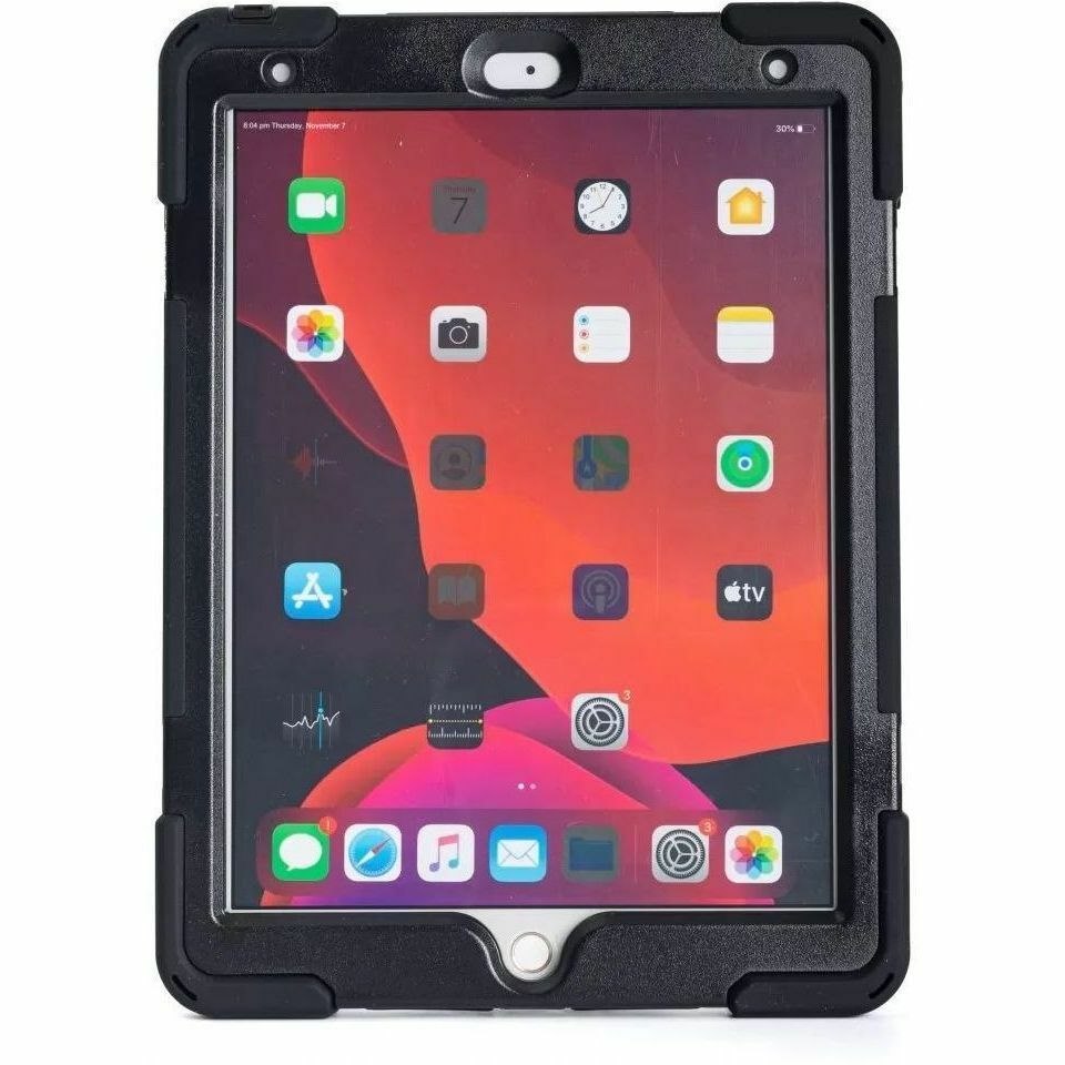 Techair Classic Pro - Protective Case For Tablet - Rugged - Silicone, Polycarbonate - Black - 10.2" - For Apple 10.2-Inch iPad (7TH Generation, 8TH Generation, 9TH Generation)