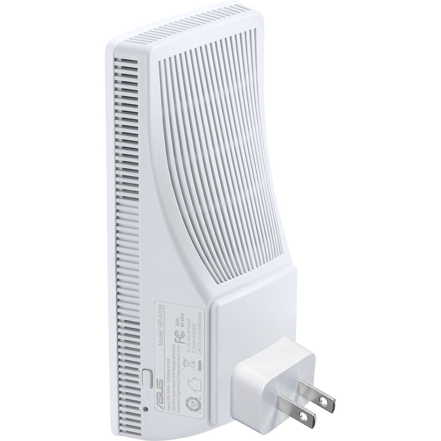 Asus RP-AX58 Dual Band IEEE 802.11ax 2.93 Gbit/s Wireless Range Extender