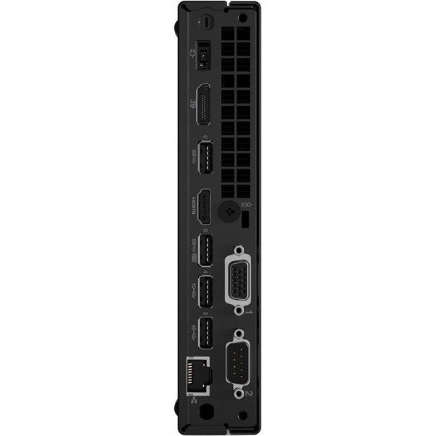 Lenovo ThinkCentre M80q 11DN0090US Desktop Computer - Intel Core i7 10th Gen i7-10700T - vPro Technology - 16 GB - 256 GB SSD - Tiny - Black