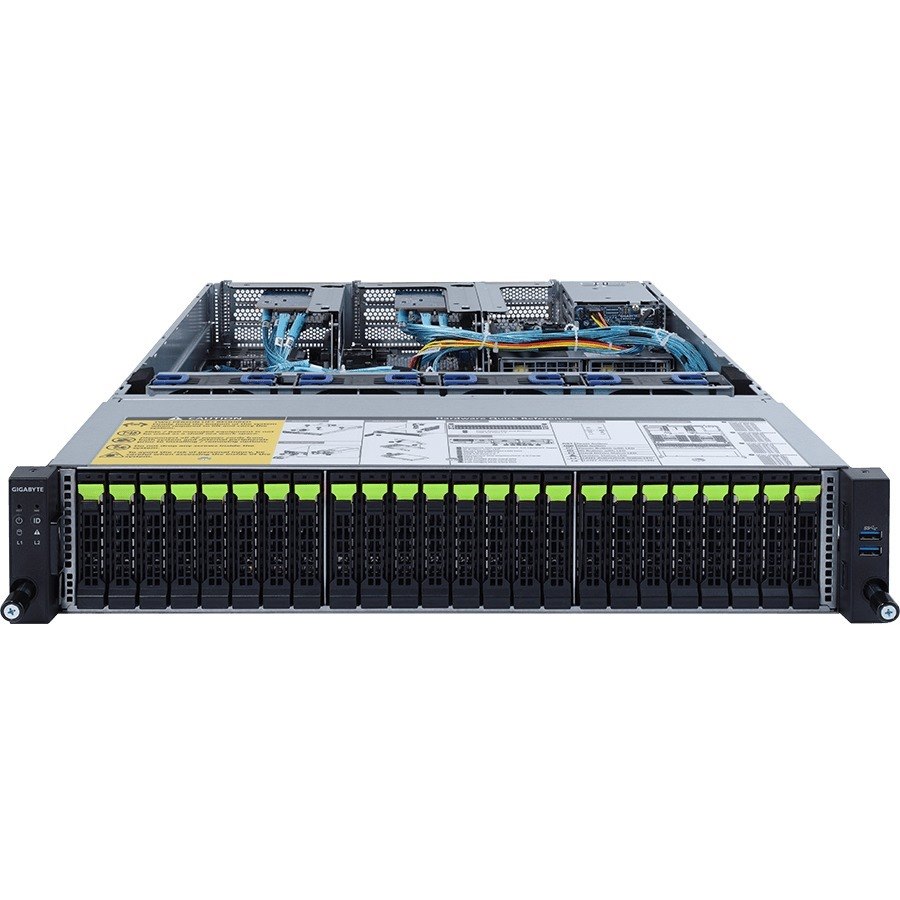 Gigabyte R282-Z94 Server Barebone System - 2U Rack-mountable - Socket SP3 - 2 x Processor Support