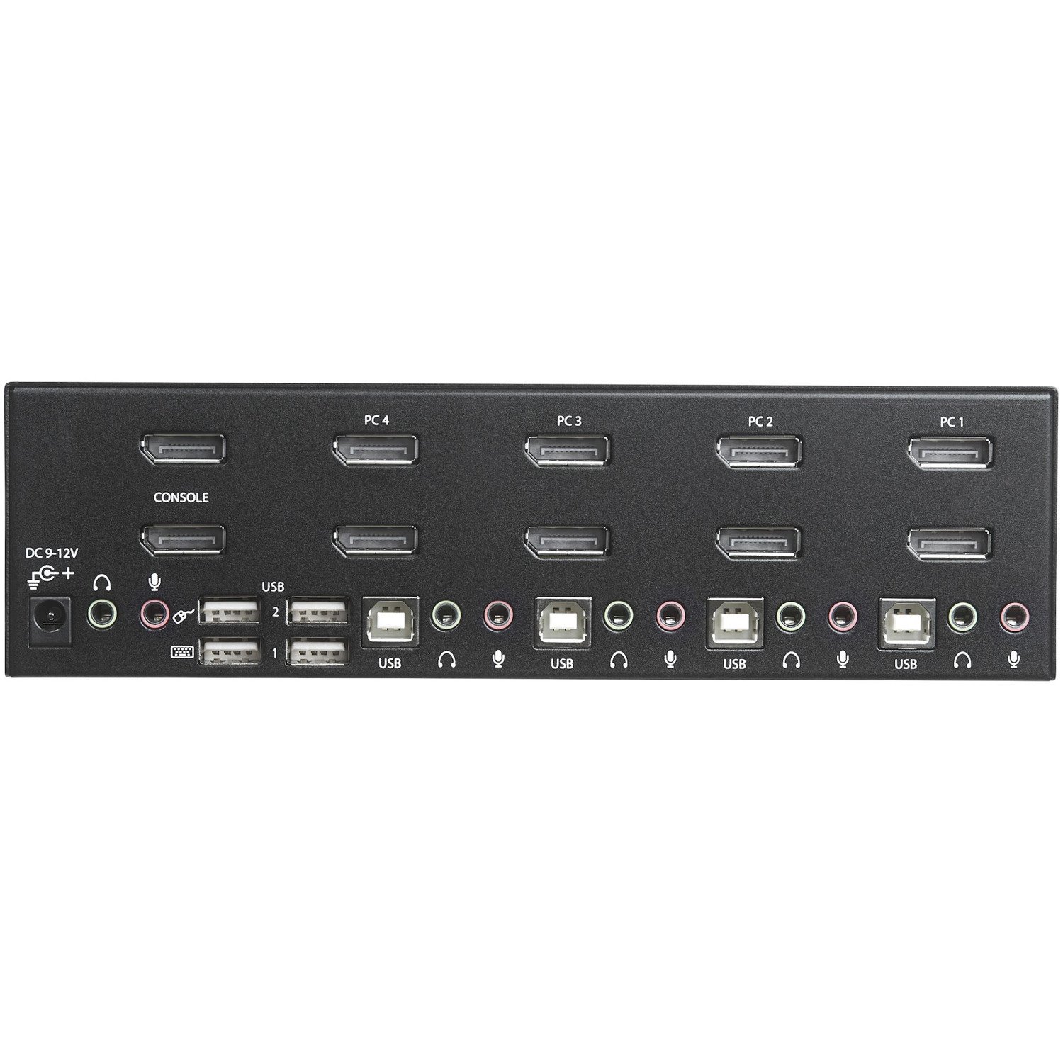 StarTech.com 4-Port Dual DisplayPort KVM Switch - 4K 60Hz