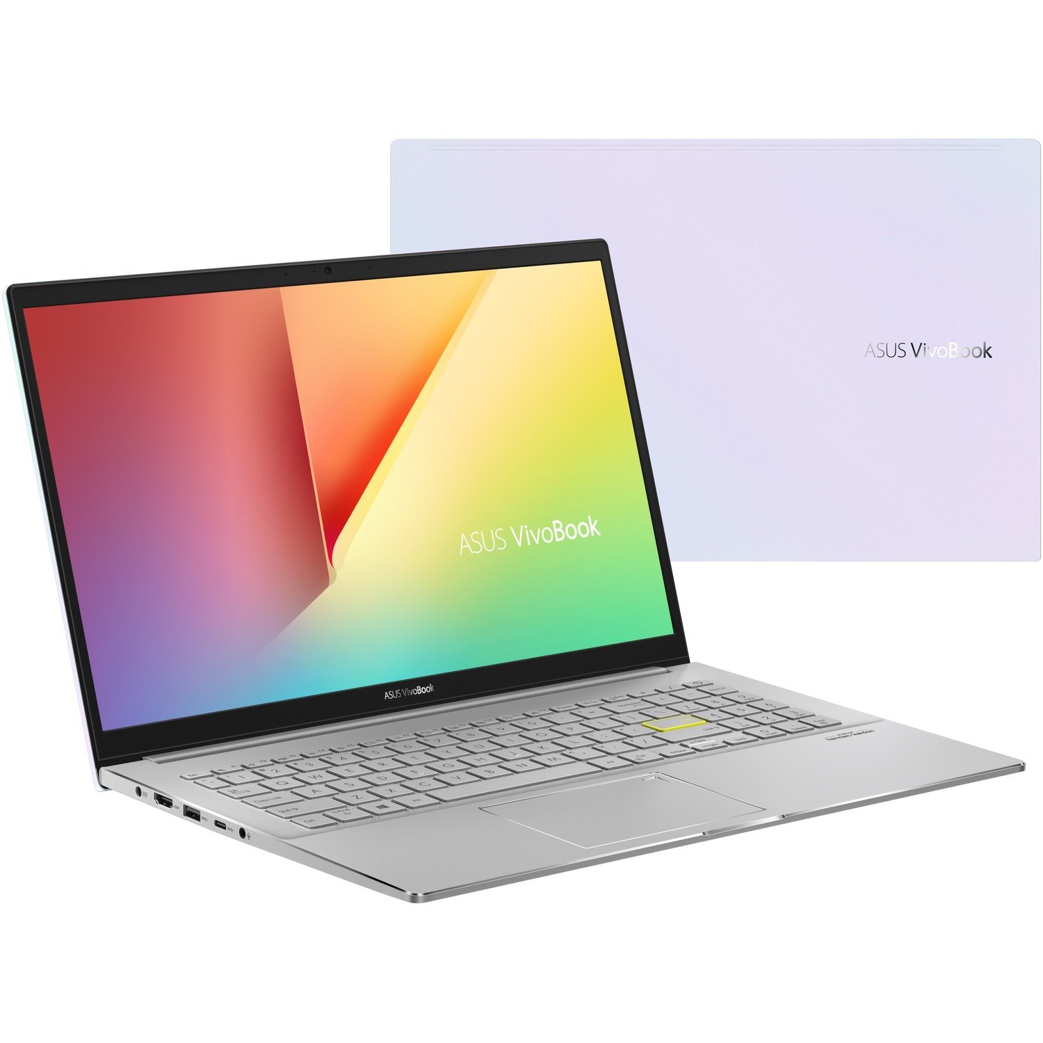 Asus VivoBook S15 S533 S533EA-DH51-WH 15.6" Notebook - Full HD - Intel Core i5 11th Gen i5-1135G7 - 8 GB - 512 GB SSD - Dreamy White, Transparent Silver