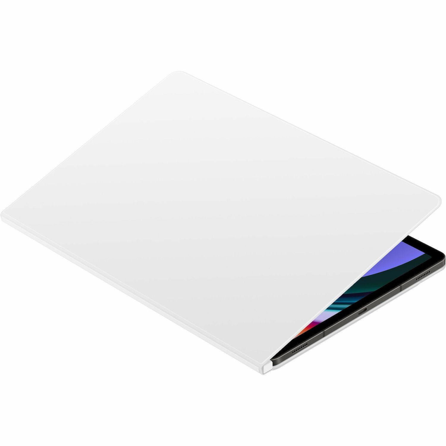 Samsung Carrying Case (Book Fold) Samsung Galaxy Tab S9+ Tablet, Stylus - White