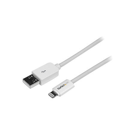 StarTech.com 1m (3ft) White Apple® 8-pin Lightning Connector to USB Cable for iPhone / iPod / iPad
