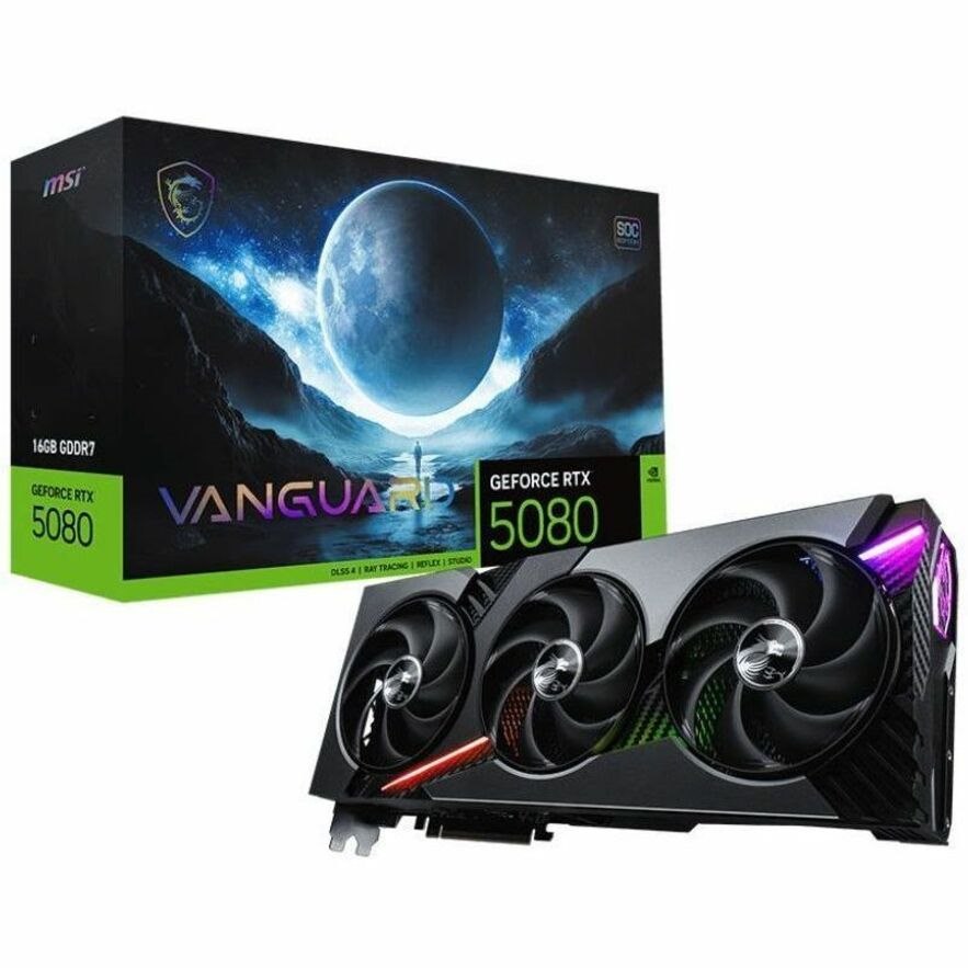 MSI NVIDIA GeForce RTX 5080 Graphic Card - 16 GB GDDR7