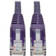 Eaton Tripp Lite Series Cat6 Gigabit Snagless Molded (UTP) Ethernet Cable (RJ45 M/M), PoE, Purple, 6 ft. (1.83 m)