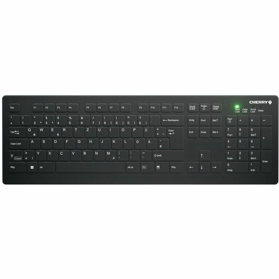 Active Key AK-C8112 Keyboard - Cable Connectivity - USB Type A Interface - German - Black