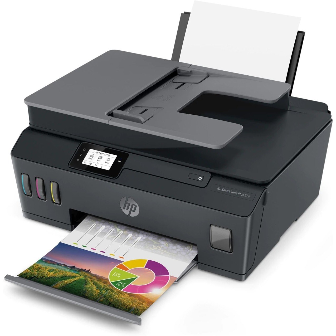 HP 570 Wireless Smart Tank Plus Inkjet Multifunction Printer - Colour