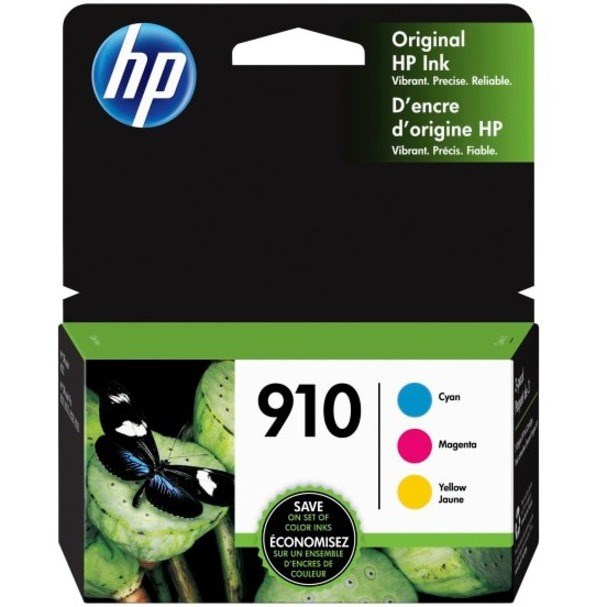 HPI SOURCING - NEW 910 Original Standard Yield Inkjet Ink Cartridge - Cyan, Magenta, Yellow - 1 Each