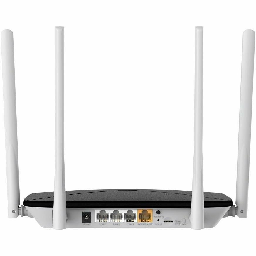 Mercusys MB135-4G Wi-Fi 5 IEEE 802.11a/b/g/n/ac 1 SIM Ethernet, Cellular Modem/Wireless Router