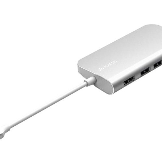 Juiced Systems BizHUB - USB-C Multiport Gigabit HDMI Adapter - Silver