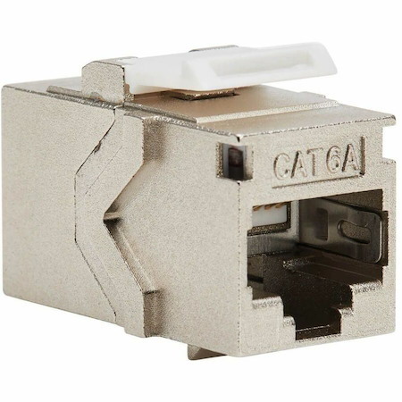 Eaton Tripp Lite Series Cat6a Shielded Snap-In Coupler (RJ45 F/F), TAA