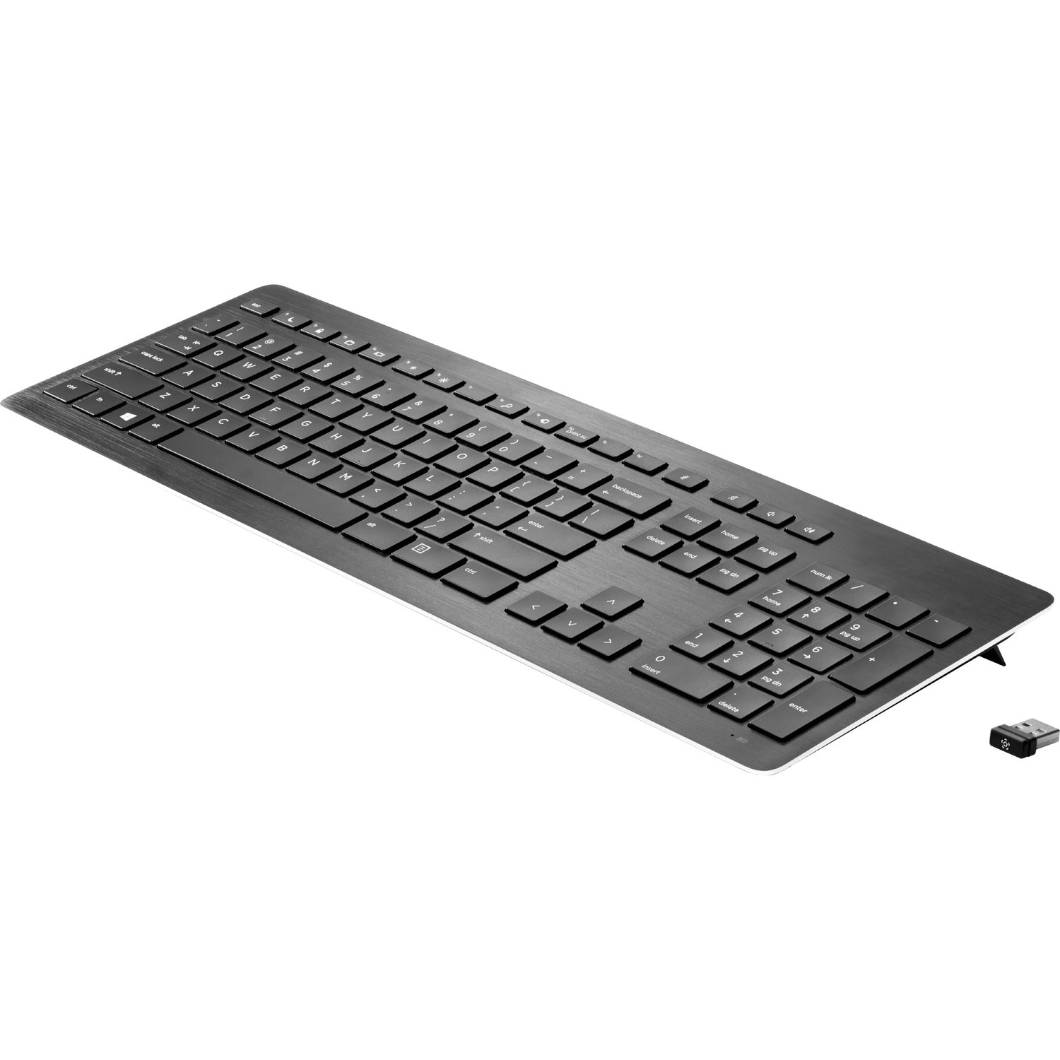 HP Z9N41AA Keyboard - Wireless Connectivity - USB Interface - Black