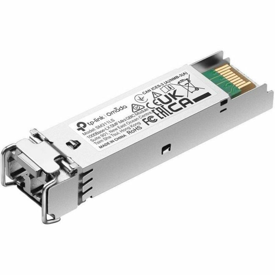 TP-LINK OMADA MINIGBIC SFP MODULE, SINGLE MODE, 20KM, 3YR