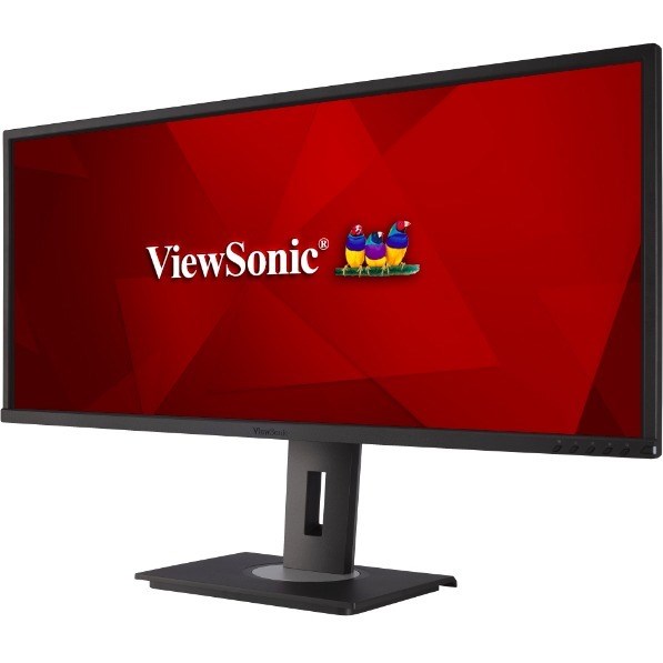 ViewSonic VG3448 34 Inch Ultra-Wide 21:9 WQHD Ergonomic Monitor with HDMI DisplayPort USB, 40 Degree Tilt and FreeSync for Home and Office