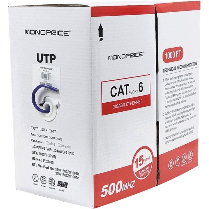 Monoprice Cat. 6 UTP Network Cable