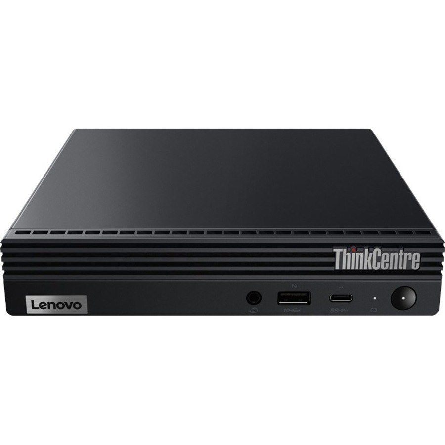 Lenovo ThinkCentre M60e 11LV0089US Desktop Computer - Intel Core i5 10th Gen i5-1035G1 - 8 GB - 256 GB SSD - Tiny - Black