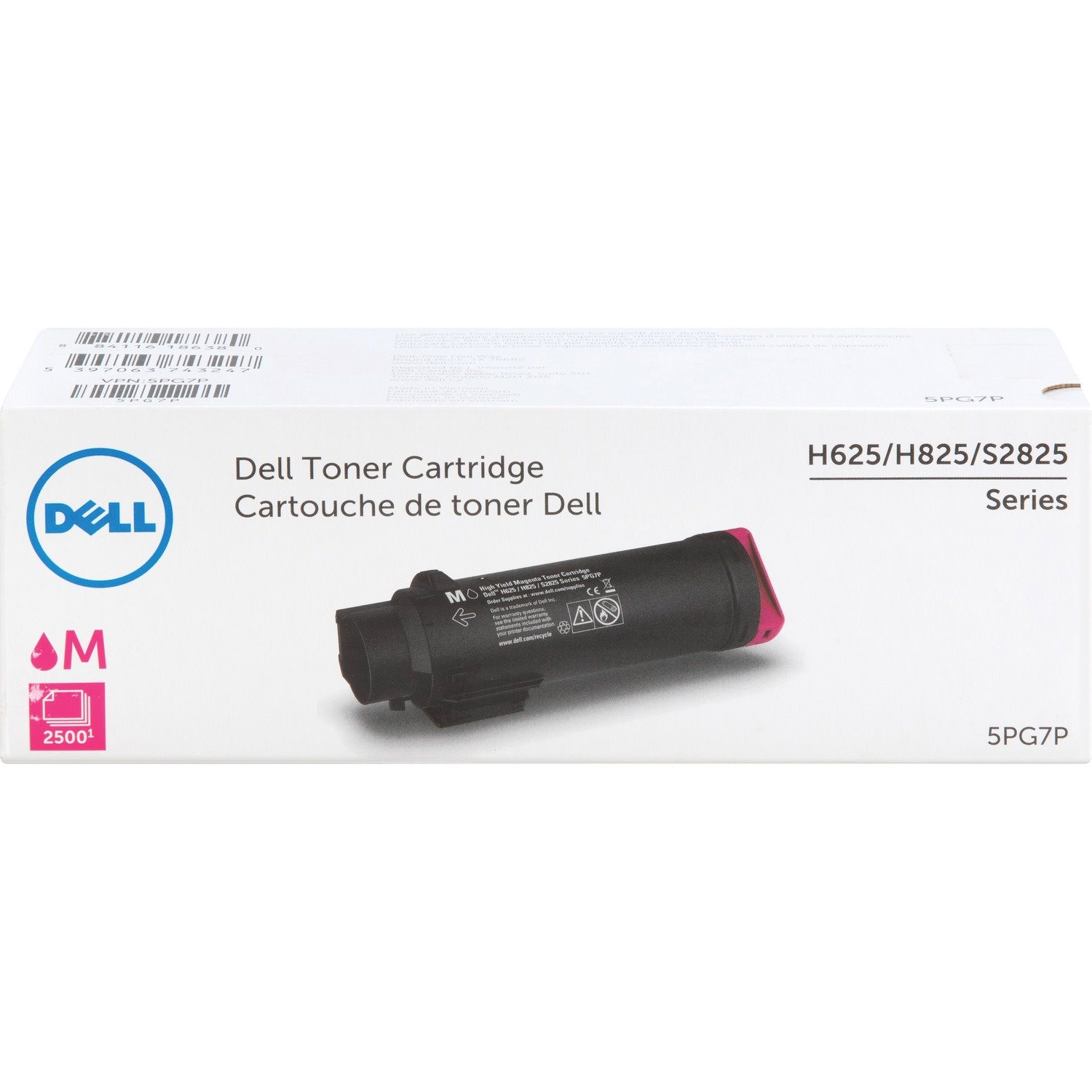 Dell 5PG7P Original High Yield Laser Toner Cartridge - Magenta - 1 Each