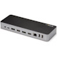 StarTech.com Universal Laptop Docking Station, Hybrid USB-C & USB-A Dock, Dual 4K DP & HDMI, 60W PD, Mac / Windows / Chrome OS, GbE
