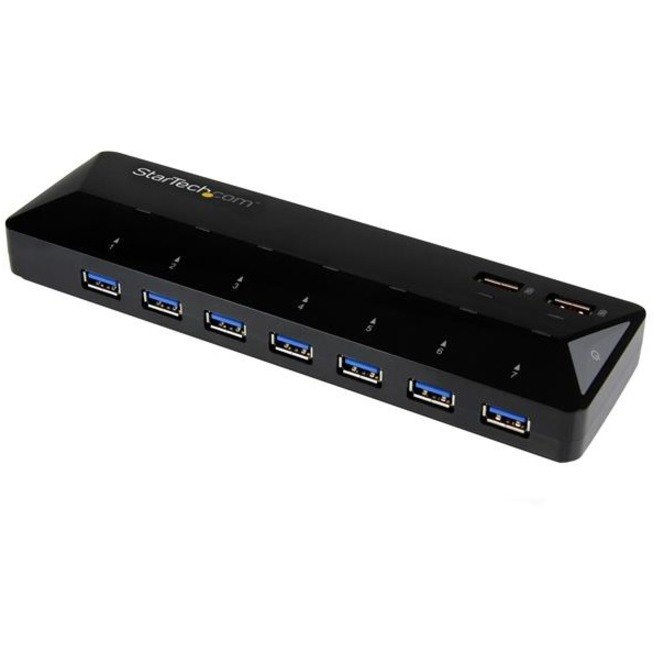 StarTech.com USB Hub - USB - External - Black