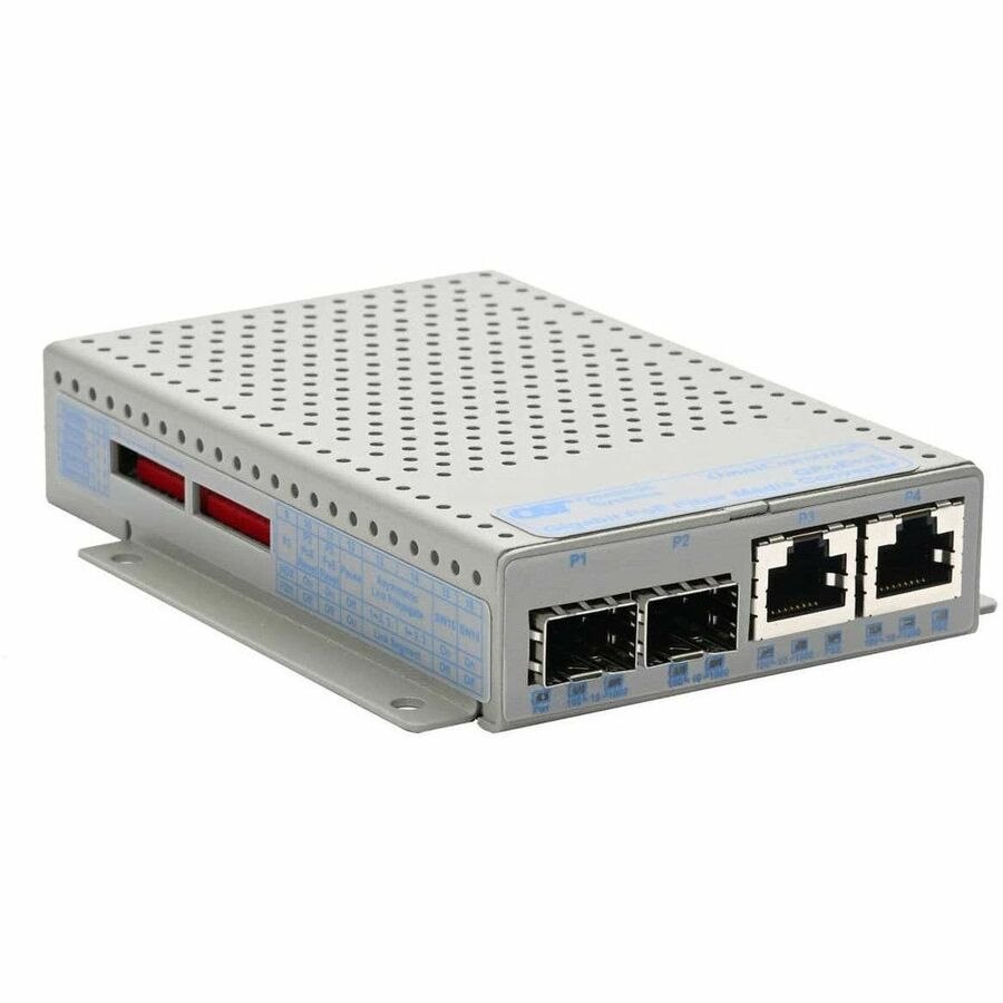 Omnitron Systems OmniConverter GPoEBT/S Transceiver/Media Converter