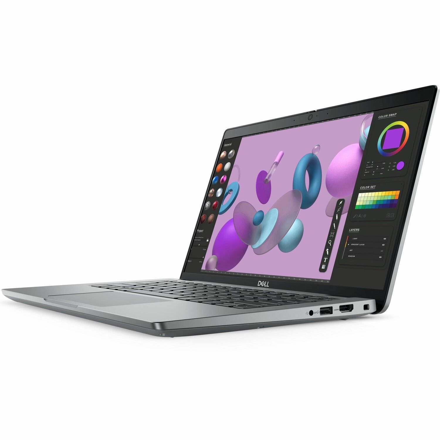 Dell Precision 3000 3480 14" Mobile Workstation - Full HD - Intel Core i7 13th Gen i7-1355U - vPro Technology - 16 GB - 512 GB SSD - English (US) Keyboard - Titan Gray