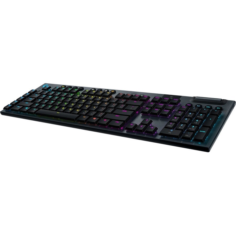 Logitech G915 Gaming Keyboard - Wired/Wireless Connectivity - USB Interface - English (UK) - Black