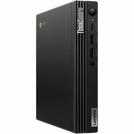Lenovo ThinkCentre M60q 12C9A000NZ Chromebox - Intel Celeron 7305 - 4 GB - 64 GB Flash Memory Capacity - Tiny - Raven Black