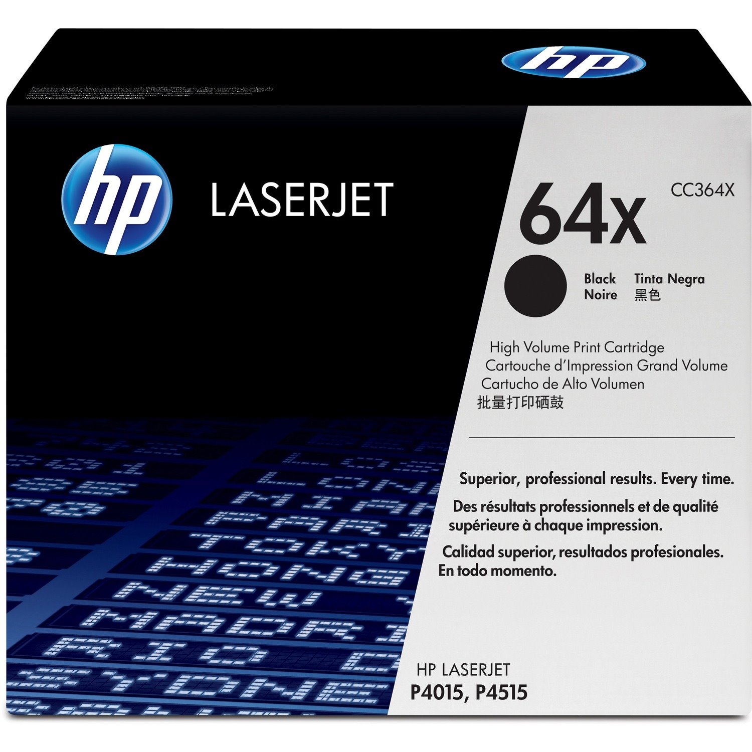 HP 64X Original Laser Toner Cartridge - Black - 1 Each