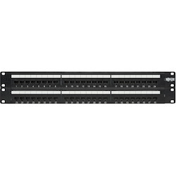 Eaton Tripp Lite Series 48-Port Cat6 Patch Panel - UTP, 110 Punch Down, RJ45, 2U, TAA