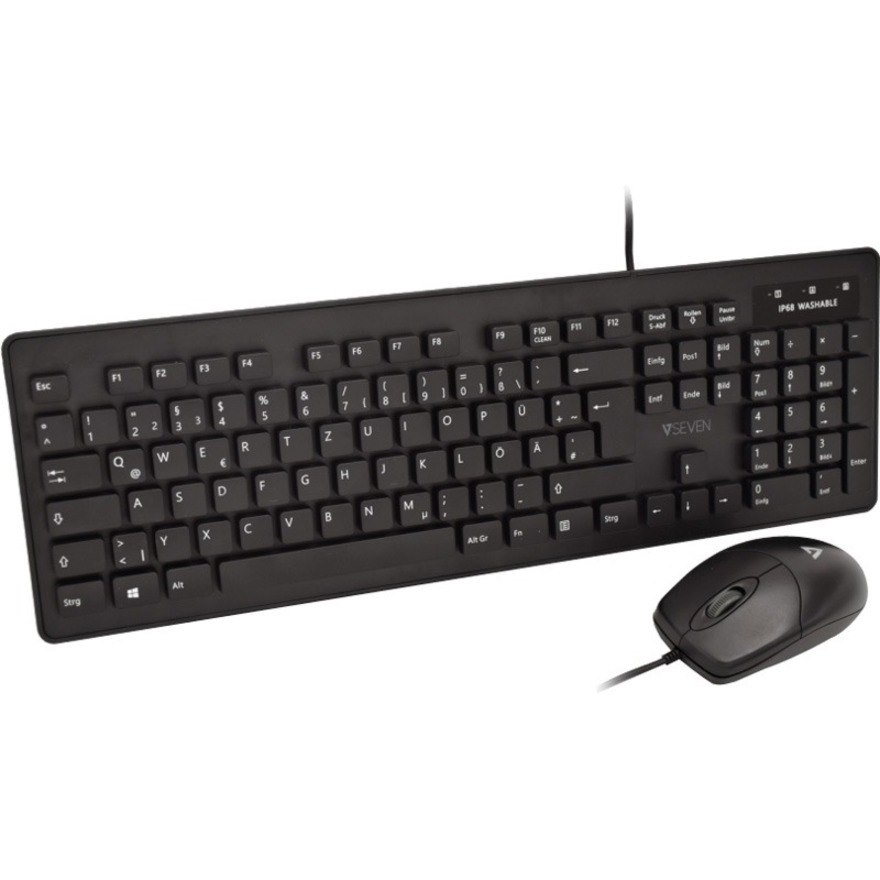 V7 CKU700DE Keyboard & Mouse - QWERTZ - German