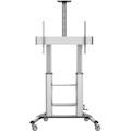 Eaton Tripp Lite Series Safe-IT Heavy-Duty Rolling TV Cart with Height-Adjusting Crank Handle for 60 to 100-inch Displays