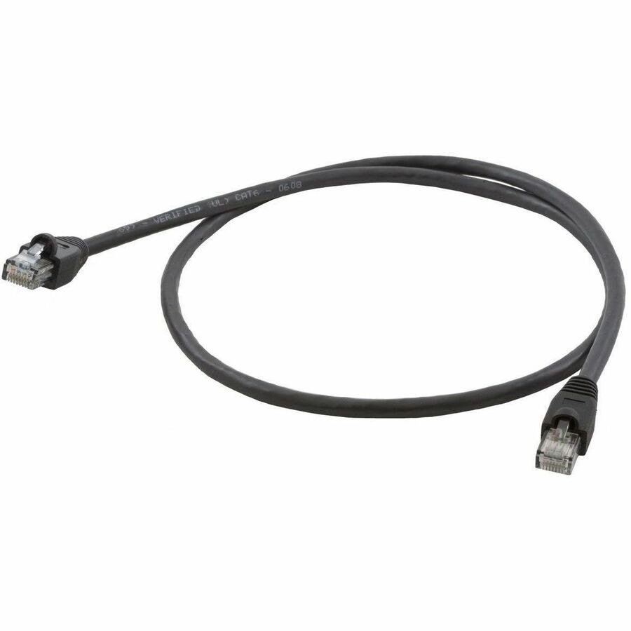 Hubbell P-Cord, Hi-Impact,6,Bk,Rj45-Rj45,5