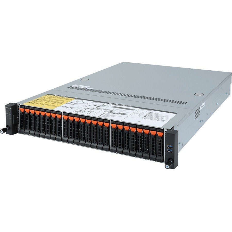 Gigabyte R282-Z92 Barebone System - 2U Rack-mountable - Socket SP3 - 2 x Processor Support