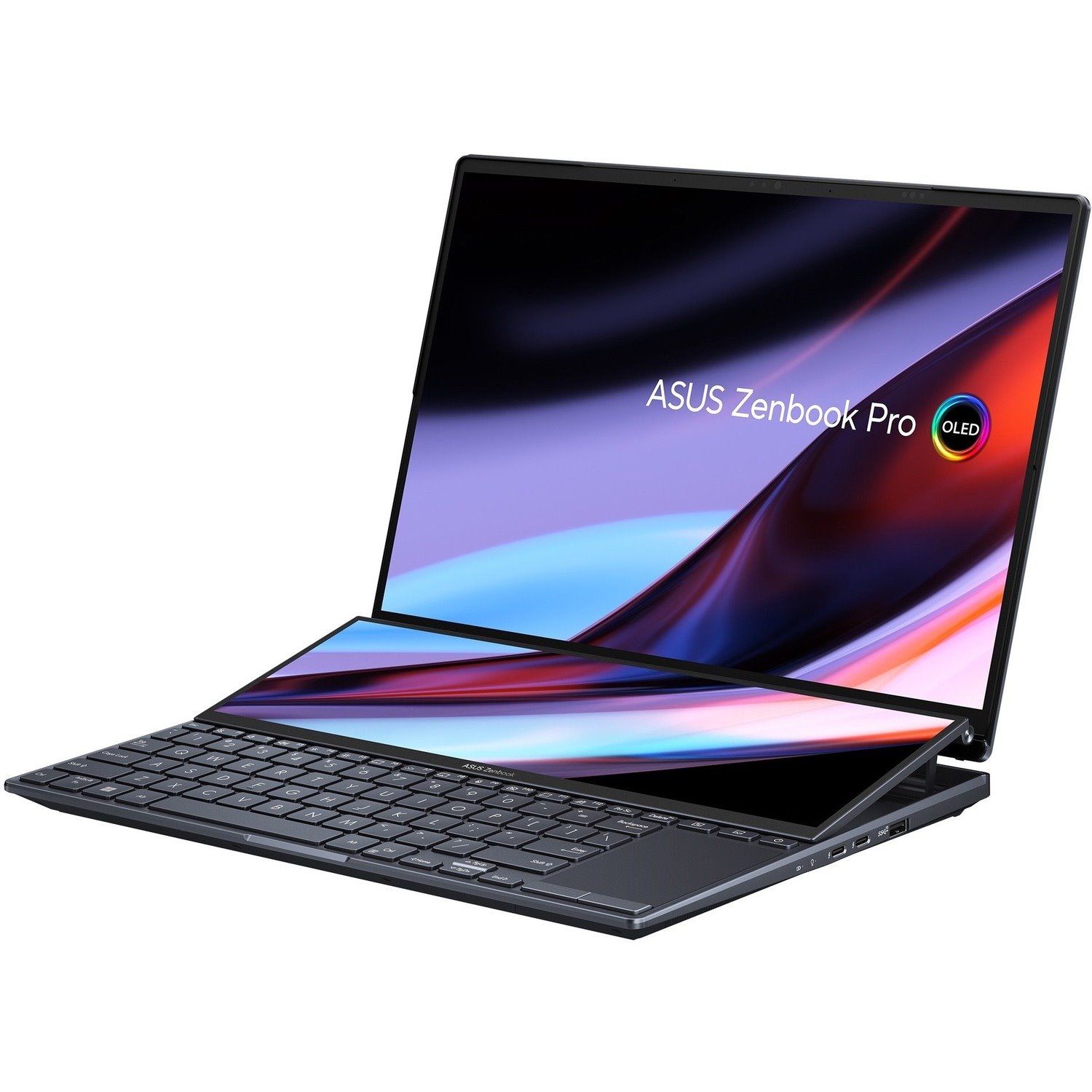 Asus ZenBook Pro Duo UX8402 UX8402VU-P1024X 14.5" Touchscreen Notebook - WQXGA+ - Intel Core i9 13th Gen i9-13900H - Intel Evo Platform - 32 GB - 1 TB SSD