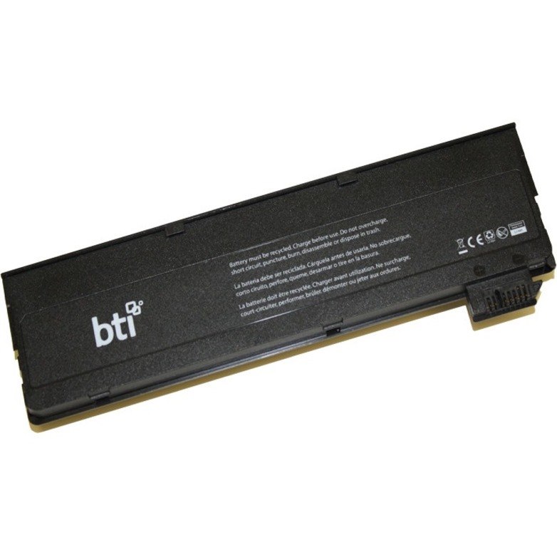 BTI LN-T440X6 10.8V 60WHR LI-ION BATTERY 0C52862, 45N1133, 45N1137, 45N1767, 45N1129, 45N1134, 45N1138, 45N1777, 45N1131, 45N1135, 45N1737, 68+, 45N1132, 45N1136, 45N1738, LAP5287 THINKPAD L450, L460, L470, T440, T450, T460, T550, T560, W550, X240, X250, X260, X270