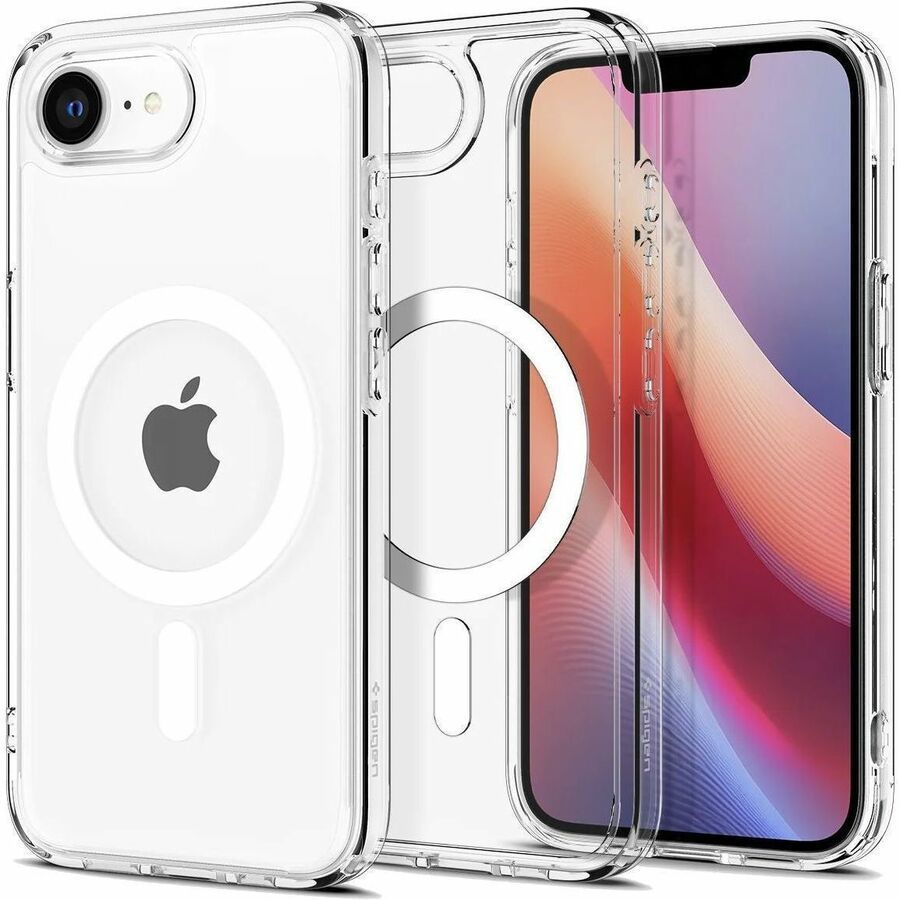 Spigen Ultra Hybrid (MagFit) Mobiele Telefoon Behuizingen 155 CM (6.1") Hoes Transparant Wit ** New Retail **