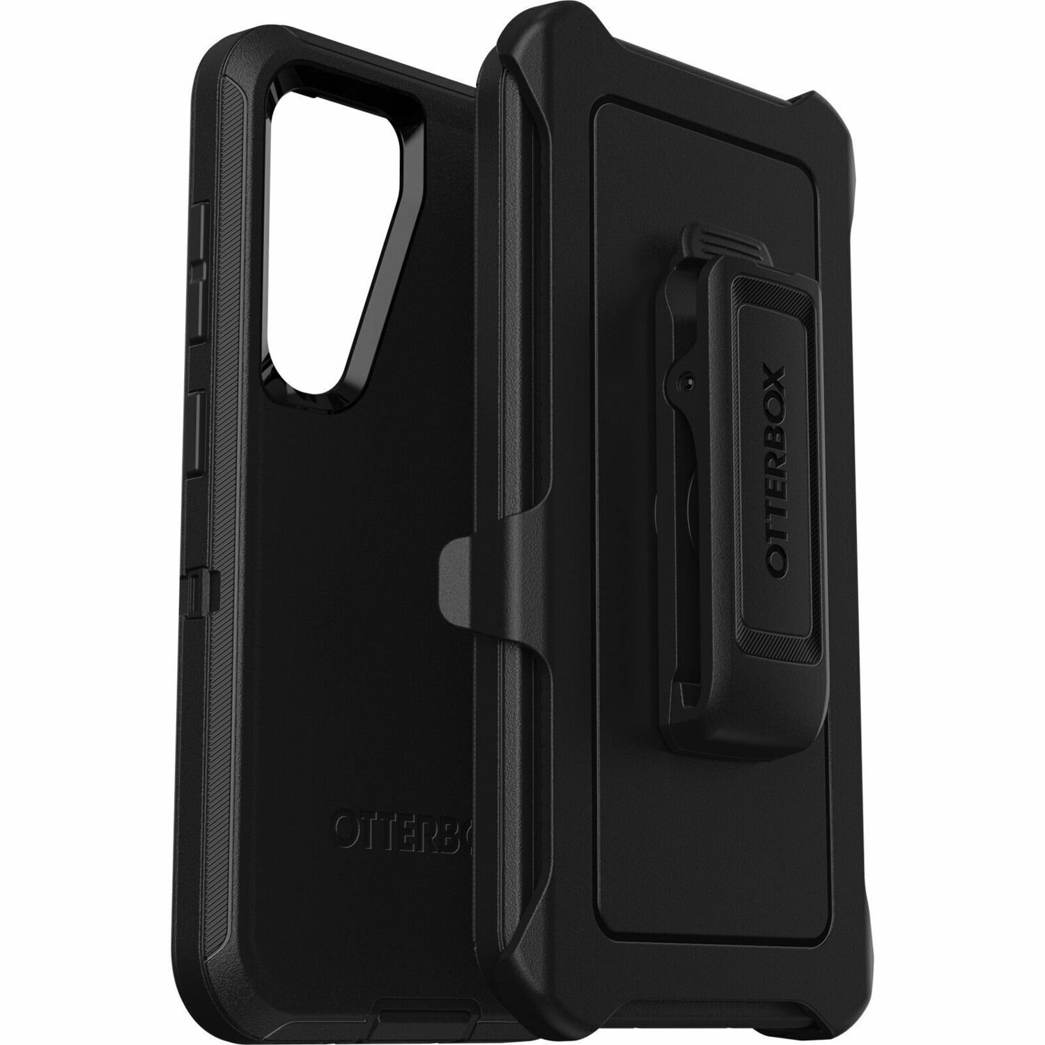 OtterBox Defender Rugged Carrying Case (Holster) Samsung Galaxy S23 Smartphone - Black