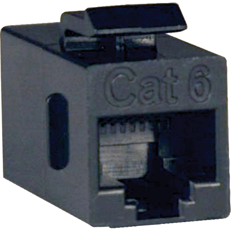 Eaton Tripp Lite Series Cat6 Straight Through Modular In-line Snap-in Coupler (RJ45 F/F), TAA