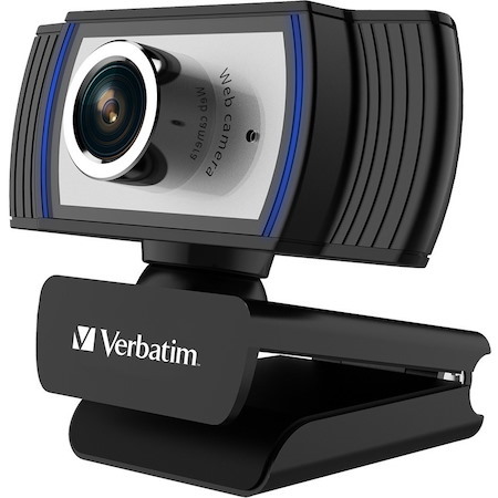 Verbatim Webcam - 2 Megapixel - 30 fps - Black, Silver - USB 2.0