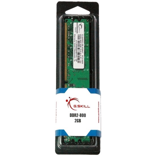 G.SKILL F2-6400CL5S-2GBNT RAM Module - 2 GB (2 x 1GB) - DDR2-800/PC2-6400 DDR2 SDRAM - 800 MHz - Retail