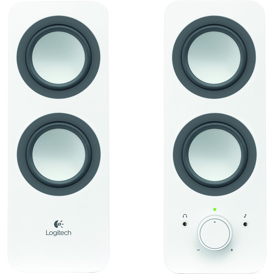 Logitech Z200 2.0 Speaker System - Snow White