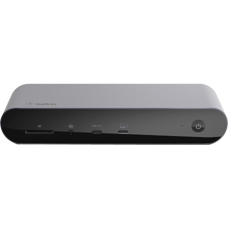 Belkin CONNECT Thunderbolt 4 Docking Station for Notebook, Smartphone, Monitor, Tablet - Memory Card Reader - SD - 90 W - Black