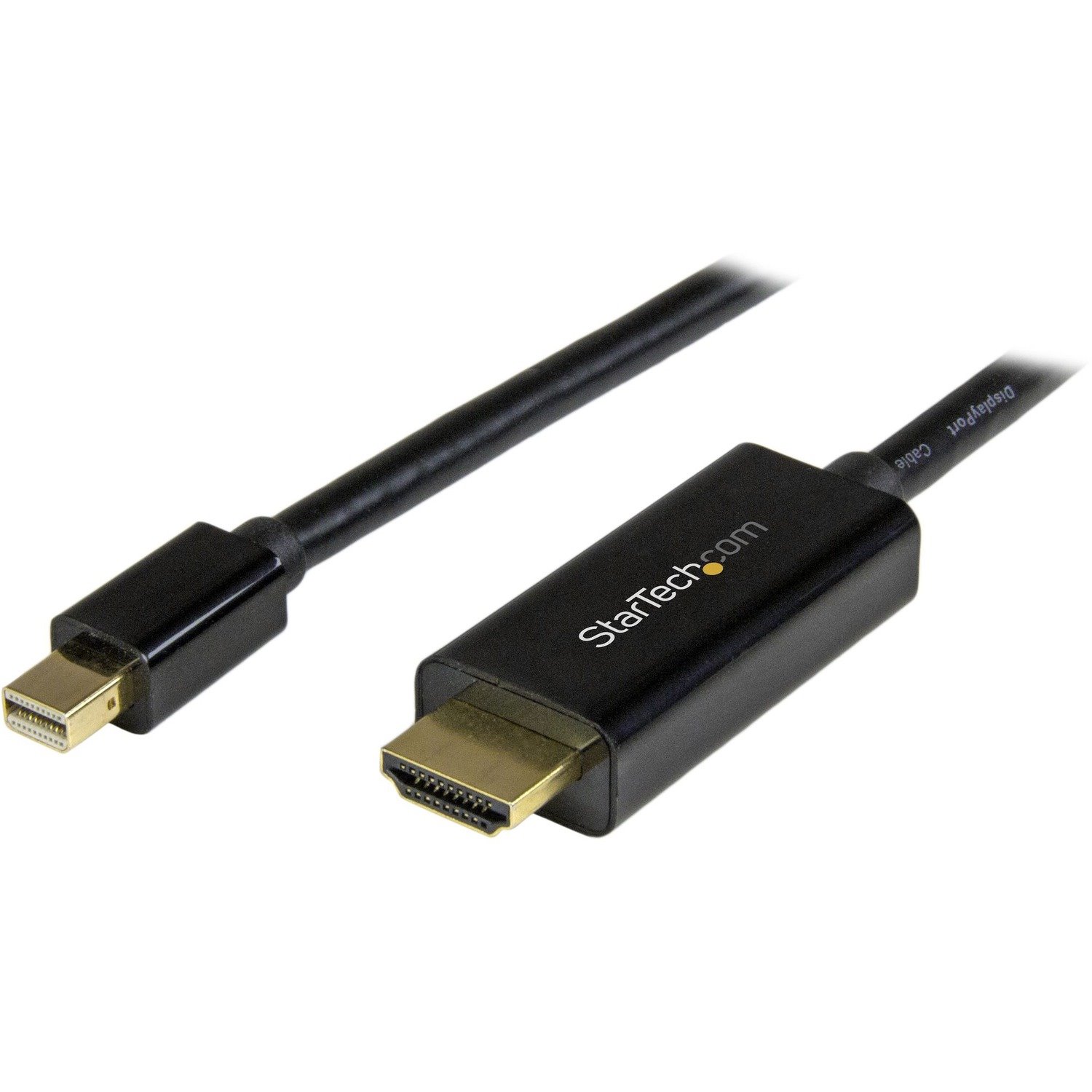 StarTech.com 3ft (1m) Mini DisplayPort to HDMI Cable, 4K 30Hz Video, Mini DP to HDMI Adapter/Converter Cable, mDP to HDMI Monitor/Display