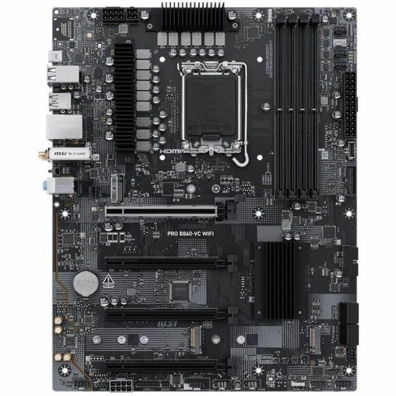 MSI B860-VC WIFI Gaming Desktop Motherboard - Intel B860 Chipset - Socket LGA-1851 - ATX