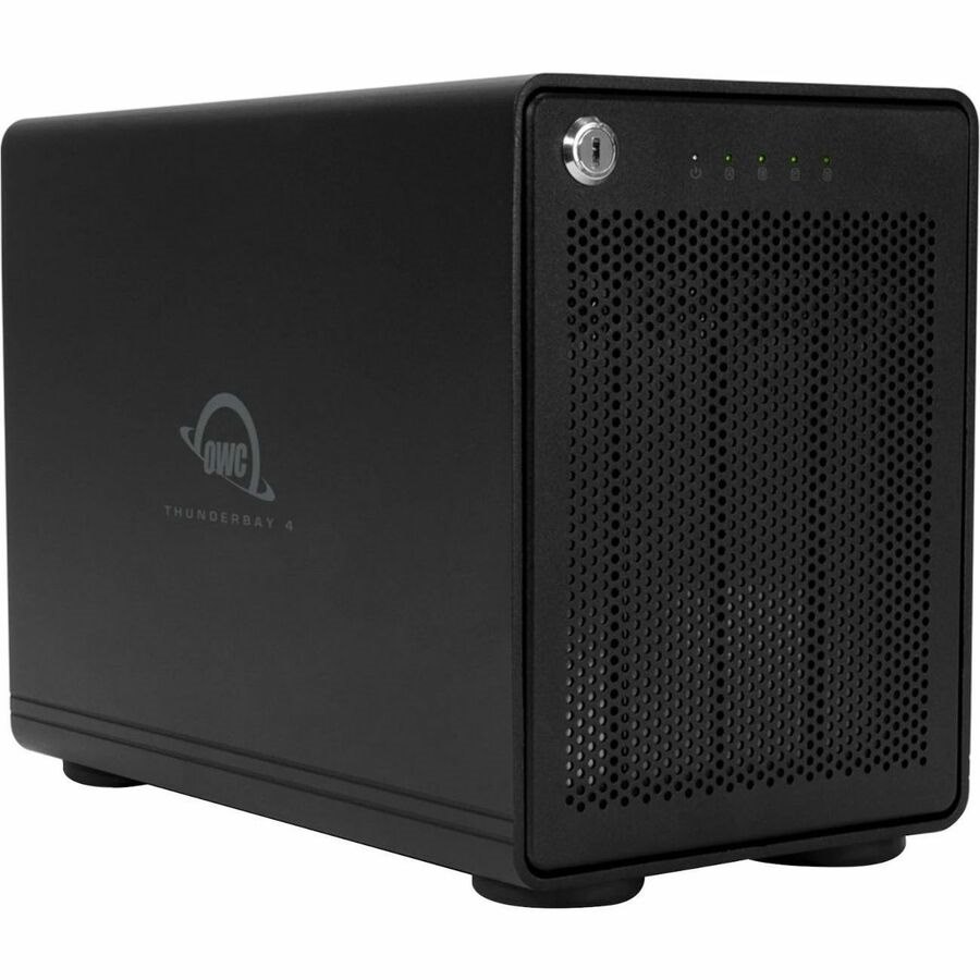 OWC ThunderBay 4 Drive Enclosure SATA/600 - Thunderbolt 3 Host Interface Desktop - Black