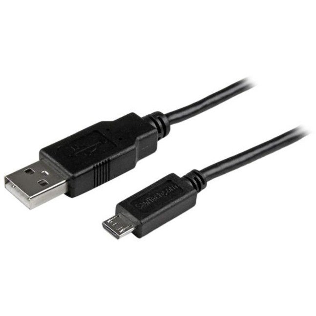 StarTech.com 15cm (6in) Mobile Charge Sync USB to Slim Micro USB Cable for Smartphones and Tablets - M/M - A to Micro B