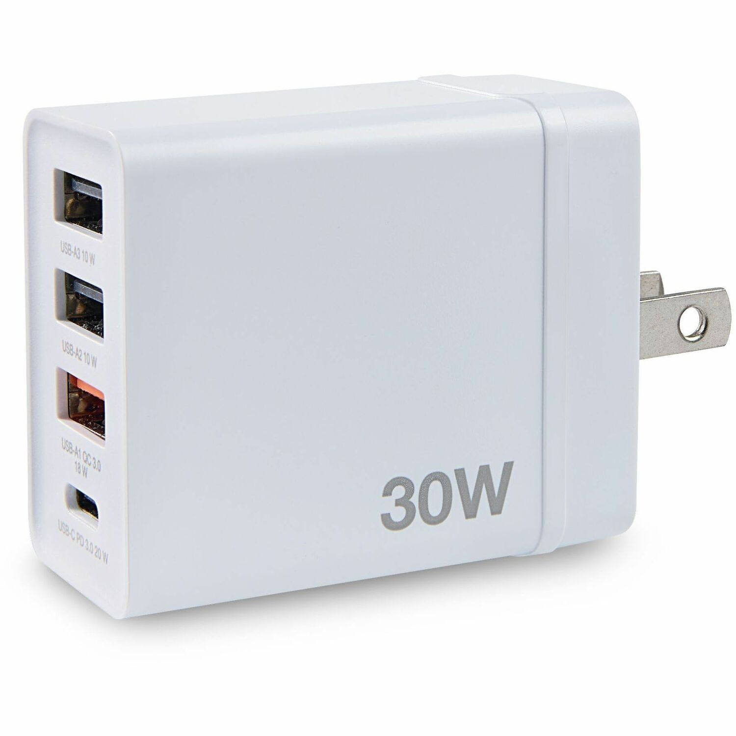 Verbatim 30W 4-Port USB Wall Charger - White