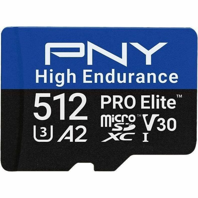 PNY PRO Elite 512 GB Class 10/UHS-I (U3) V30 microSDXC - 1