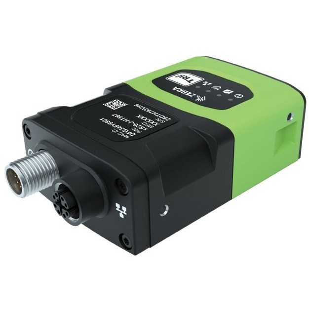 Zebra FS20 Rugged Industrial Fixed Mount Barcode Scanner - Cable Connectivity - Industrial Green - Serial Cable Included